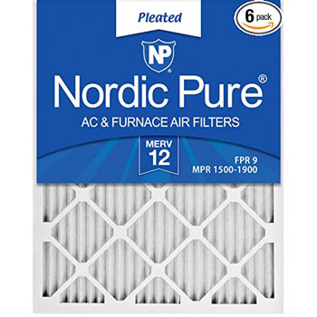 Nordic Pure Pleated AC Furnace Air Filter