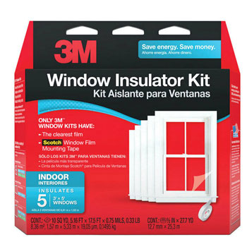 3M Indoor Window Insulator Kit Insulates